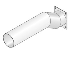Tuyau aspiration air comburant - Ref 41601201960 - MCZ - Ersho