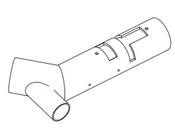 Tuyau aspiration - Ref 41601805760 - MCZ - Ersho