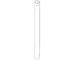 Tuyau air galvanisé long Ø 60 - Ref 41601703160 - MCZ - Ersho