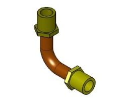 Tuyau 90° 1/2" - Ref 41501201700 - MCZ - Ersho