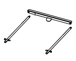 Traverse tige turbolateur - Ref 41401605430 - MCZ - Ersho