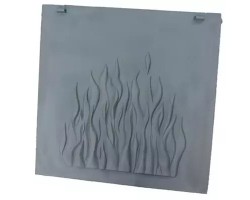 Taque Flamme Foy 790 Invicta - Réf F680251B  pour poele à bois Invicta - Ersho