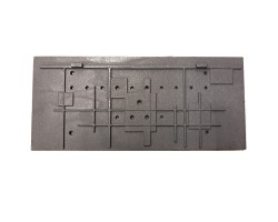 Taque Poele Oramis Invicta - Réf F610836B  pour poele à bois Invicta - Ersho