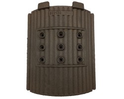 Taque Poele Rond Invicta - Réf F612130B  pour poele à bois Invicta - Ersho