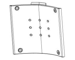 Taque Poele Mandra Invicta - Réf F612241B  pour poele à bois Invicta - Ersho