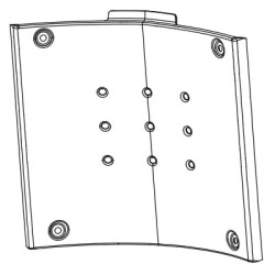 Taque Poele Mandra Invicta - Réf F612241B  pour poele à bois Invicta - Ersho