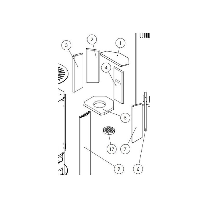 Kit Fonte Narvik 648830ref N648830 Invicta Deville - Ersho