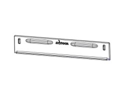 Chenet Poele Vosges - Réf F612734B-A pour poele à bois Invicta - Ersho