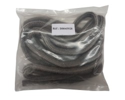 Kit Tresse - Diam. 15 Mm - Noir pour poele à bois Deville - Ersho