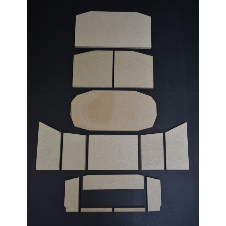 Kit De Vermiculite Complet Pour Poele À Bois Agero 2.0 référence 2932379000  - Oranier/Justus - Ersho