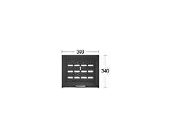 Sole foyère - Fonte - 680 Classique - 39,3x34 (jusqu'à épuisement) - Pièce détachée Chazelles FSSF001203 - Ersho