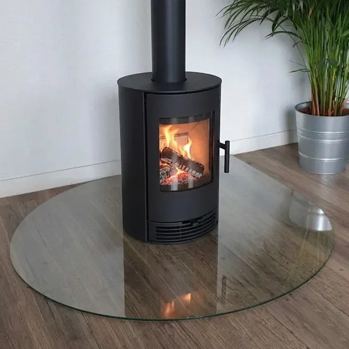 Plaque de Sol Goutte d'Eau Ø 110 cm - verre trempé 6 mm ERSHO