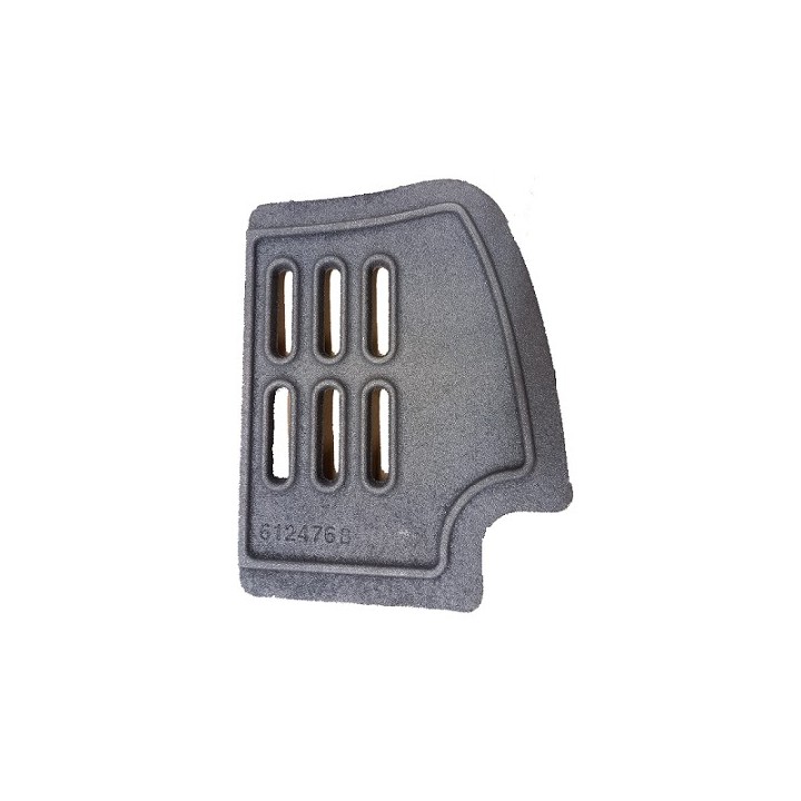 1/2 Grille Gauche Poele Elo - réf F612476B - Invicta Deville