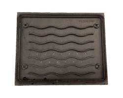 TAQUE FOYER ACIER pour Poêle à bois Invicta Deville - Réf F670834B-B