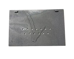 TAQUE PC T1 PF F1 pour Poêle à bois Invicta Deville - Réf F670730B-A