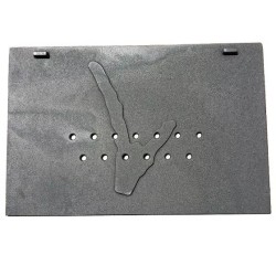 TAQUE PC T1 PF F1 pour Poêle à bois Invicta Deville - Réf F670730B-A