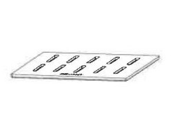 GRILLE PF F1 pour Poêle à bois Invicta Deville - Réf F670729B-A