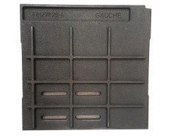 GRILLE GAUCHE POELE WILSON pour Poêle à bois Invicta Deville - Réf F612782B-A