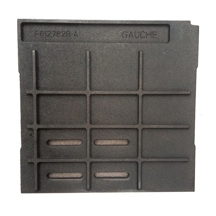 GRILLE GAUCHE POELE WILSON pour Poêle à bois Invicta Deville - Réf F612782B-A