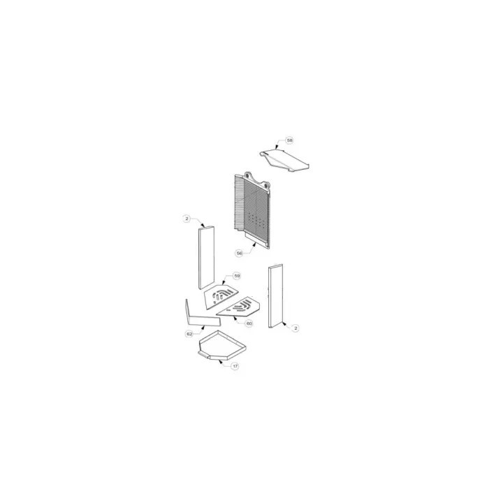 Deflecteur Poele Moai Invicta - Réf F610915B - Invicta Deville