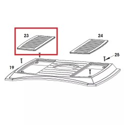 Grille Sup.Gauche Bradford Invicta - Réf F610545B - Invicta Deville