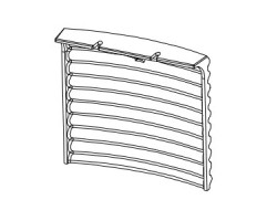 Pied Arriere Itaya Invicta - Réf F610593B  pour poele à bois Invicta - Ersho