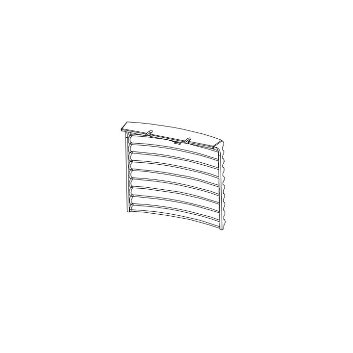 Pied Arriere Itaya Invicta - Réf F610593B  pour poele à bois Invicta - Ersho