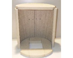Kit De Vermiculite Complet Pour Poele À Bois Oranier Rota 1 - Oranier