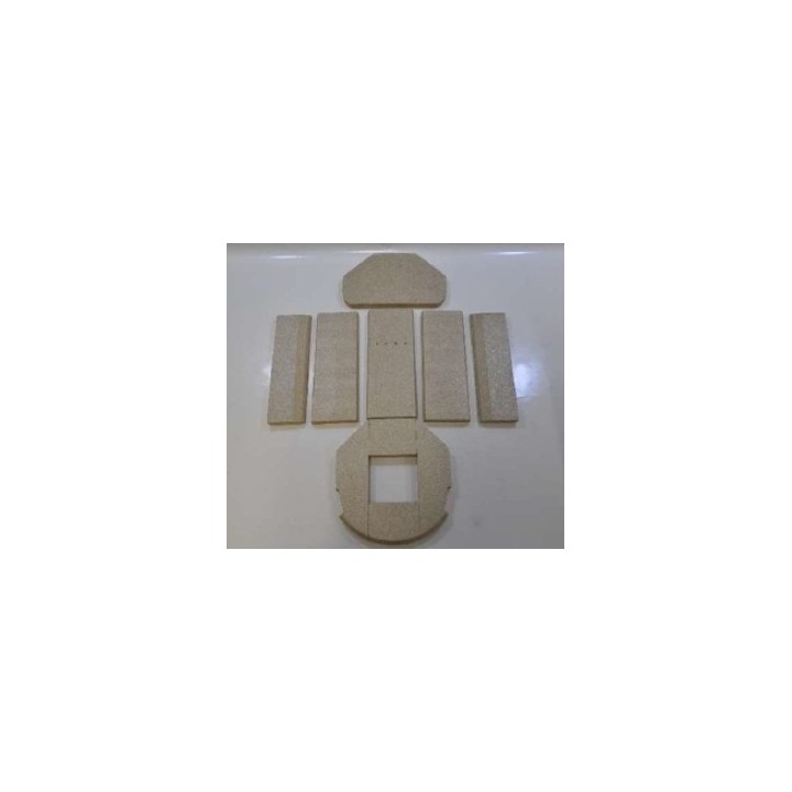 Kit de vermiculite complet pour poele à bois Oranier Rota 1