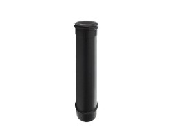 Longueur droite ajustable 250-350 mm 0.8Mm Acier Email Noir - Tubestdistribué par Ersho