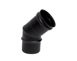 Coude 45° 0.8mm ACIER EMAIL NOIR - Tubest distribué par Ersho