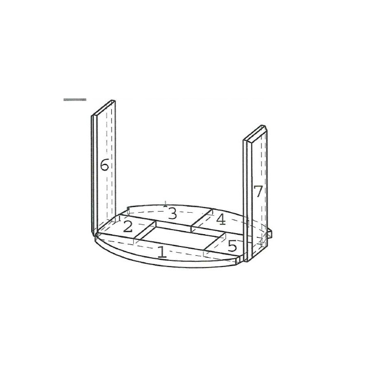 Habillage intérieur complet pour Rumba-Loft pour Poêle à bois Ganz - Réf 0100.0299001