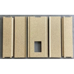 Kit vermiculites pour Poêle à granulés Klover - Réf A80-Kit-V