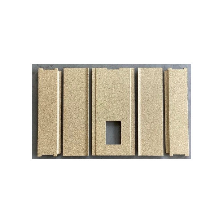 Kit vermiculites pour Poêle à granulés Klover - Réf A80-Kit-V