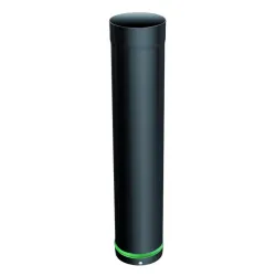 Rallonge Longueur Droite 60 À 440 Mm Émail Noir 1.2 Mm - Tubest
