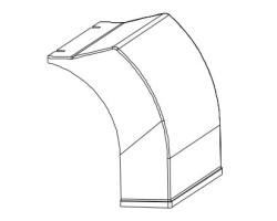 Pied Arche Poele Fifty Invicta - Réf F612266B  pour poele à bois Invicta - Ersho