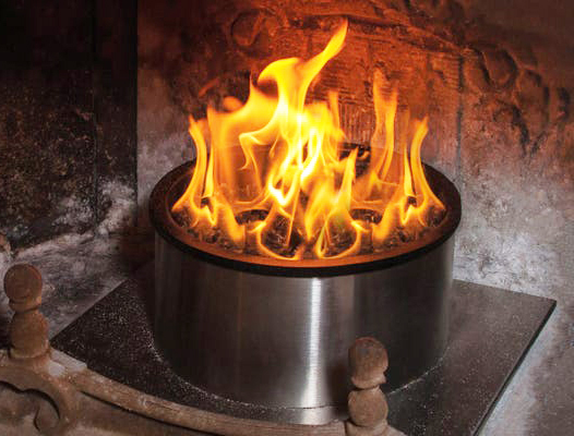 Panier à pellets Q30 pour transformer votre cheminée en un foyer à