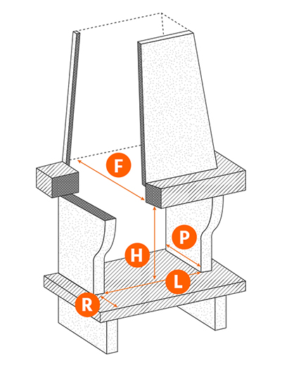 comment prendre les dimensions de ma cheminée